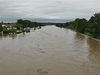 Vltava se v Kralupech vylila z koryta. 