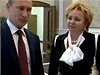 Vladimír Putin se svou bývalou enou Ljudmilou.