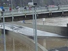 Zaplavená silnice v Ústí nad Labem