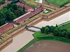 Voda obklopila malou pevnost v Terezín, 4. ervna