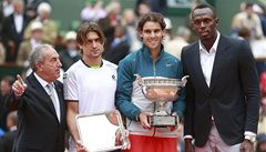 Tenist�m p�edal ceny atlet Usain Bolt