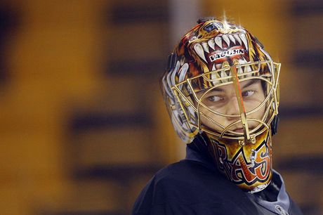 Branká hokejist Bostonu Tuukka Rask