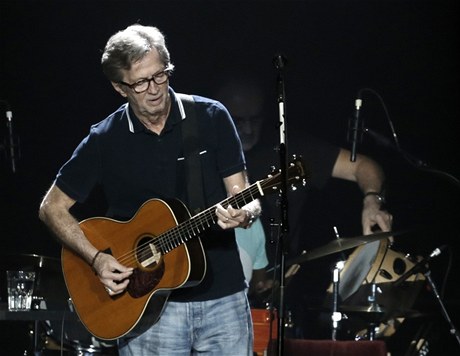 Eric Clapton vystoupil 5. června 2013 v Rize
