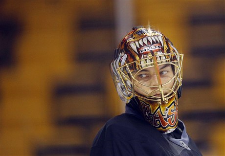 Branká hokejist Bostonu Tuukka Rask