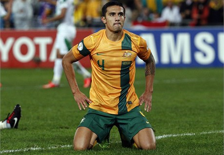 Australský fotbalový reprezentant Tim Cahill