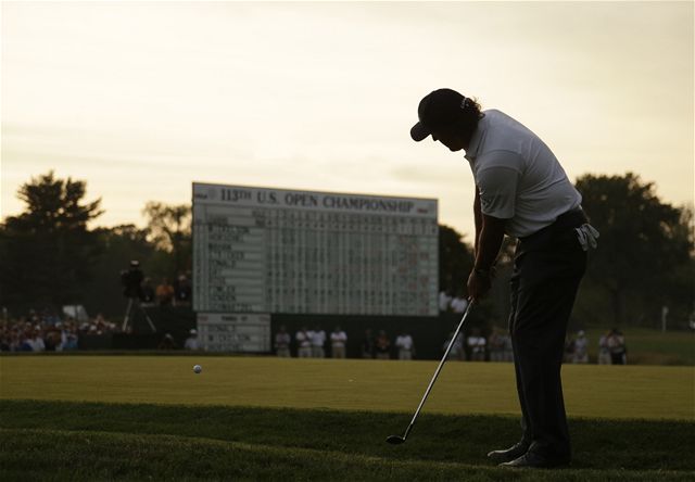Americký golfista Phil Mickelson