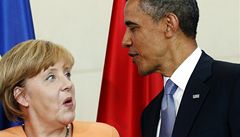 Americký prezident Barack Obama po jednání s kancléřkou Angelou Merkelovou v Berlíně.  | na serveru Lidovky.cz | aktuální zprávy