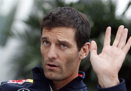 Australský pilot formule 1 Mark Webber