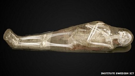 Mumie budou ve švédsku digitalizovány pomocí fotografií a rentgenů, které vytvoří 3D modely.