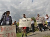 Poadatelé demonstrace v Budjovicích tvrdí, e protestem chtli poukázat na...