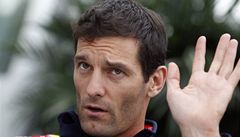 Australský pilot formule 1 Mark Webber