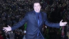John Travolta v karlovarském letním kin.