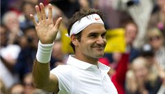 Roger Federer vstoupil do Wimbledonu 2013 vít�zn�.