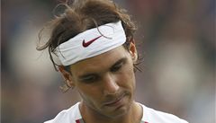 Rafael Nadal vypadl v 1. kole Wimbledonu 2013.