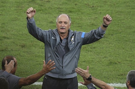 Trenér fotbalist Brazílie Luiz Felipe Scolari 