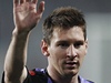 Fotbalista Lionel Messi na exhibici