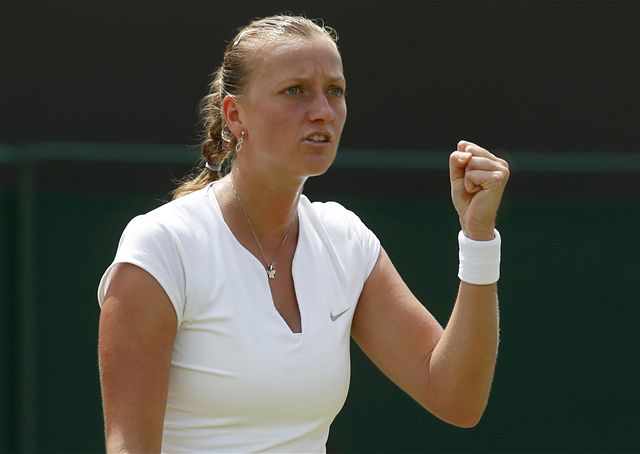 Petra Kvitová postoupila do tvrtfinále Wimbledonu.