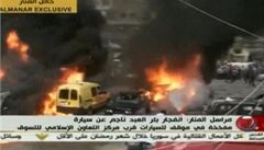 Exploze v Libanonu. Bomba byla ukryt v aut