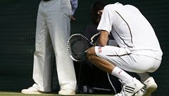 Srbský tenista Novak Djokovi