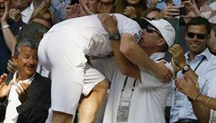Murray dojal Lendla. Po triumfu ve Wimbledonu koue vyzdvihoval