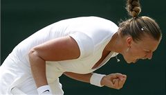 Petra Kvitová postoupila do tvrtfinále Wimbledonu.