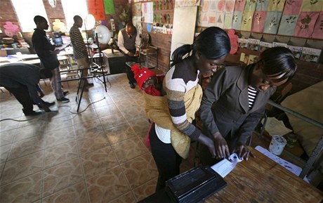 Zimbabwanka s díttem (ilustraní foto)