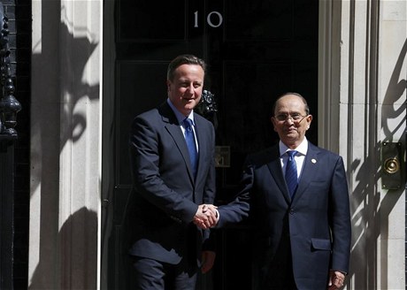 David Cameron a Thein Sein