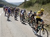 Britský cyklista Christopher Froome (ve lutém) na Tour de France