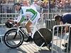 Handicapovaný cyklista Jií Jeek na asovce Tour de France.