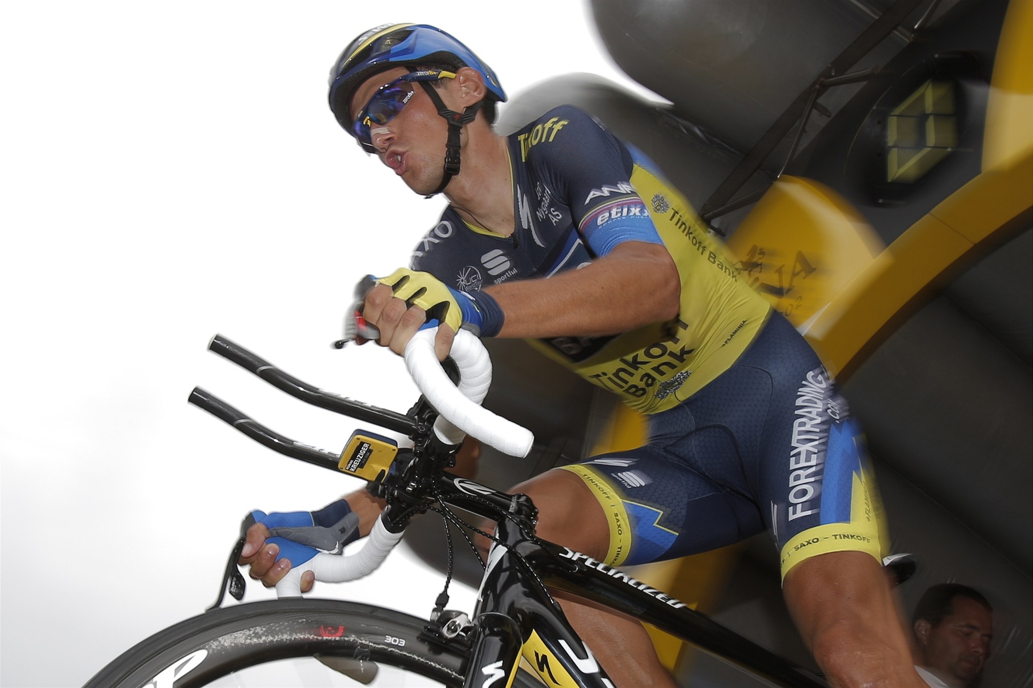 �eský cyklista Roman Kreuziger (vlevo)