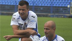 Fotbalisté Baníku Ostrava Václav Svěrkoš (vlevo) a Martin Lukeš | na serveru Lidovky.cz | aktuální zprávy