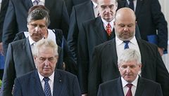 Milo Zeman a Rusnokv kabinet