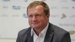 Pavel Horváth na tréninku Plzn�
