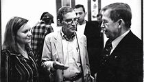 I prezident Vclav Havel podkoval Jimu Ottawayovi za podporu eskch student...