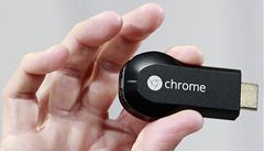 Google p�edstavil p�ístroj pro streaming videa p�es televize � Chromecast