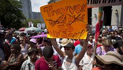 Tisce Amerian vyly do ulic: Chceme spravedlnost pro Trayvona!