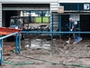 Stadion fotbalového Liberce U Nisy postihla záplava.