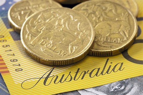 Australský dolar - ilustraní foto.