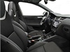 V interiéru nové generace model koda Octavia RS a dominuje erná barva. 