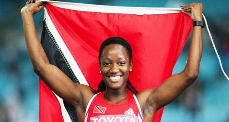 Sprinterka Kelly-Ann Baptisteov z Trinidadu a Tobaga