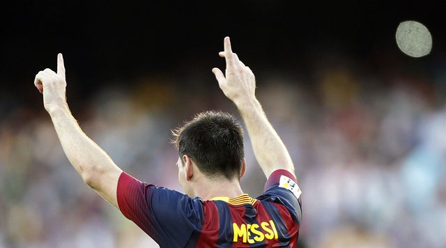 Fotbalista Barcelony Lionel Messi