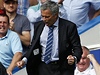 Radost trenéra Chelsea José Mourinha
