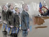 Obvinný vojín Bradley Manning stojí ped vojenským soudem