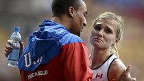 Americk desetiboja Ashton Eaton a sedmibojaka Brianne Theisenov-Eatonov