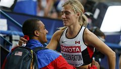 Americký desetiboja Ashton Eaton a sedmibojaka Brianne Theisenová-Eatonová