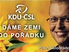 Pavel Blobrádek na billboardu KDU-SL.