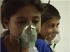 Pedmstí Damaku: dti zasaené chemickým útokem
