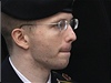 Chelsea Manningová jet jako Bradley Manning na snímku ze srpna 2013.
