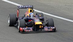 N�mecký závodník formule 1 Sebastian Vettel ze stáje Red Bull