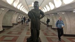 And�l se prom�nil v moskevské metro.